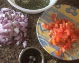 A picture of step 2 of Punjabi chana.