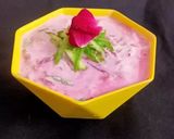 A picture of step 3 of Velvet Beet Rayatun.