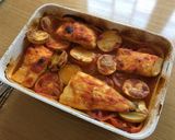 Foto del paso 8 de la receta Bacalao con tomate al horno
