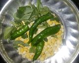 A picture of step 2 of Mysore masala dosa.
