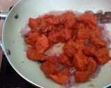 A picture of step 3 of Spicy chicken tikka biryani.
