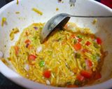 A picture of step 2 of Maggi Omelette.