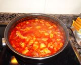 Foto del paso 8 de la receta Callos muy picantes con garbanzos
