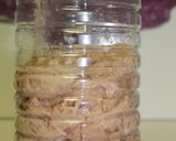Hình bước làm 7 của món Chả lụa (giò lụa) chai nước suối