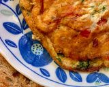 A picture of step 5 of Healthy Cheese Omelet|Cheese Omelet with egg whites.