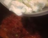 A picture of step 2 of Gobi gosht.