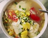 Hình bước làm 3 của món Canh cá măng chua