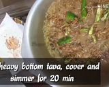 A picture of step 4 of Beef yakhni palao.
