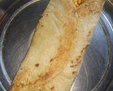 A picture of step 3 of Paneer crepes.