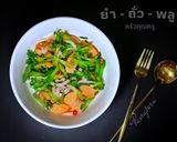 รูปขั้นตอนการทำที่ 3 ของ ยำถั่วพูหมูสับ (สูตรบ้านๆ)