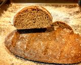 A picture of step 5 of Black Soybean Quinoa Spelt Sourdough Artisan Bread.