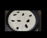 A picture of step 6 of Oreo cheese cake.