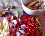 Foto langkah ke 1 dari resep 15. Tumis teri kangkung belacan (terasi).