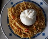 Foto del paso 5 de la receta Pasta fresca con verduras y burrata