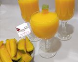A picture of step 3 of Mango juice.