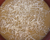 Foto del paso 5 de la receta: Crema de batata y guisantes gratinada con mezcla de quesos