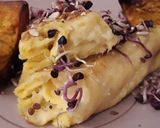 Foto del paso 2 de la receta: Rollito de huevo relleno de brandada de bacalao