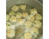 Foto langkah ke 5 dari resep Bakso ayam sayur isi telur puyuh (NO MSG).