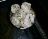 A picture of step 4 of Matar cutlet.