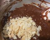 Foto langkah ke 7 dari resep Triple Chocolates Almond Brownies.