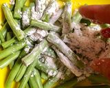 Foto langkah ke 2 dari resep Buncis kriuk lada garam cabe.
