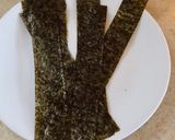 Hình bước làm 1 của món Sushi tôm 🍣