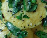 A picture of step 2 of Idli Style Dhokla.