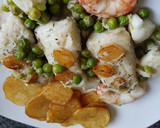 Foto del paso 5 de la receta: Merluza con langostinos