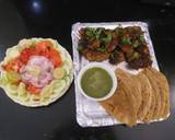 Mutton kababs and parathas with curd chattny and salad recipe step 3 photo
