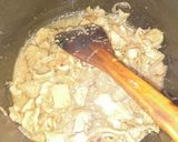 A picture of step 2 of Ojly meat of goat s🐐 stomach.