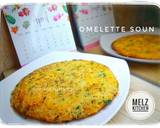 Omelette Soun langkah memasak 4 foto