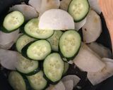 A picture of step 3 of Warm tofu salad with shiso.