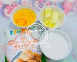 Hình bước làm 1 của món Bánh mì mè đen Hàn Quốc nướng nồi chiên không dầu