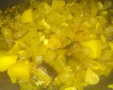 A picture of step 2 of Lauki ki Sabji.