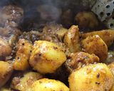 A picture of step 7 of Bengali Aloo Dum (chaat).