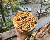 Hình bước làm 3 của món Bánh bông lan mặn 🥪