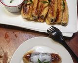 Foto langkah ke 5 dari resep Pisang uli bakar karamel vla santan.