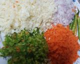 A picture of step 1 of Mix veg kofta.