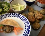 Foto del paso 10 de la receta Falafel al horno con pan de pita