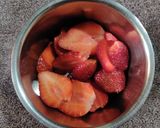 A picture of step 1 of Strawberry Chia Seed Pudding.