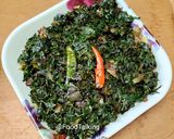 A picture of step 4 of Sunsunia Saag.