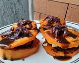 Foto del paso 10 de la receta: Sanduchitos🍆🧅🍅 de calabaza🎃🥙🧀