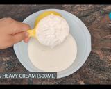 A picture of step 2 of Easy chocolate ice cream recipe eggless without ice cream maker.
