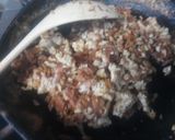 A picture of step 3 of Khagina/anda piyaz(Eeno dongri).
