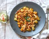 Zöldborsós csirke brassói recept fázis 3 fotója