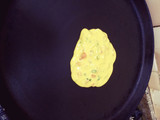 Besan Veggie Chila (Vegetarian Omelette)