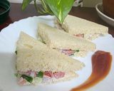 A picture of step 3 of Cream Cheese Vegetable. Sandwich.