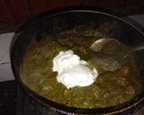 A picture of step 3 of Palak Paneer.