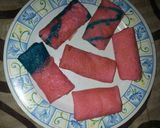 Foto langkah ke 5 dari resep Dadar Gulung Isi Fla.