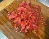 Une image de l'étape 7 de Tomates roses à la provençale.